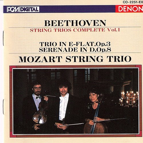 Ludwig Van Beethoven: String Trios Mozart String Trio