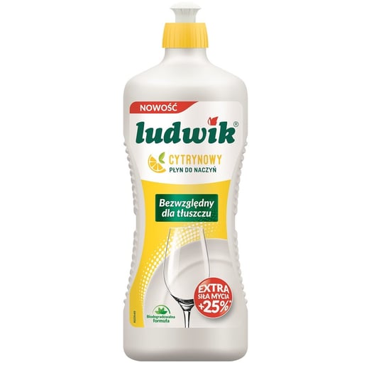 LUDWIK - płyn do mycia naczyń cytrynowy  900g Ludwik