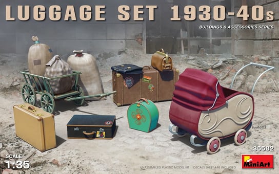 Luggage Set 1930-40s 1:35 MiniArt 35582 MiniArt