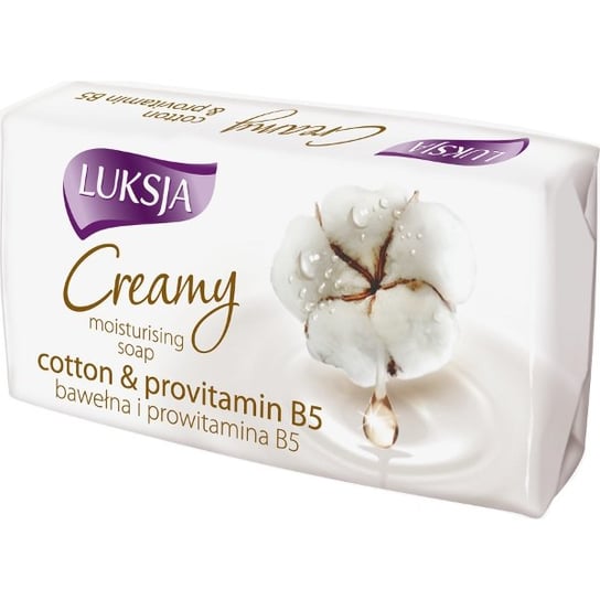 Luksja, Creamy, mydło w kostce Cotton & Provitamin B5, 90 g Luksja
