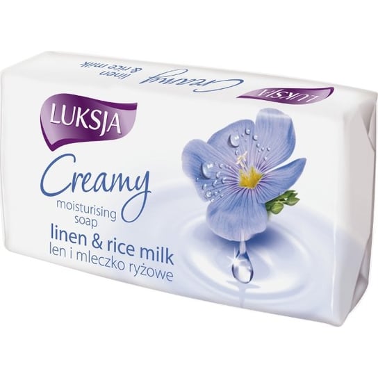 Luksja, Creamy, mydło w kostce Linen & Rice Milk, 90 g Luksja