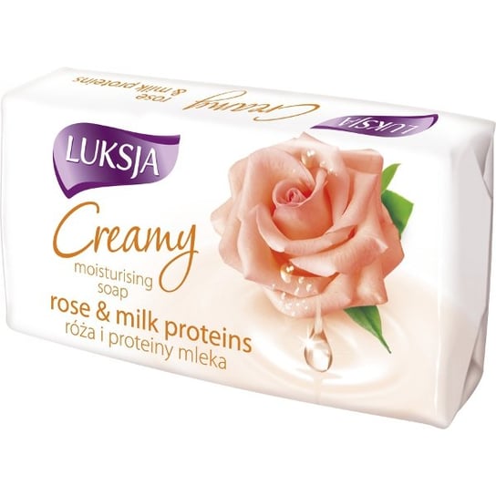 Luksja, Creamy, mydło w kostce Rose Petal & Milk Proteins, 90 g Luksja
