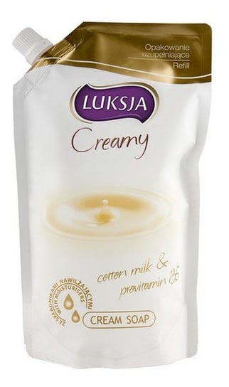Luksja, Creamy, mydło w płynie Cotton Milk&Provitamin B5,  400 ml Luksja