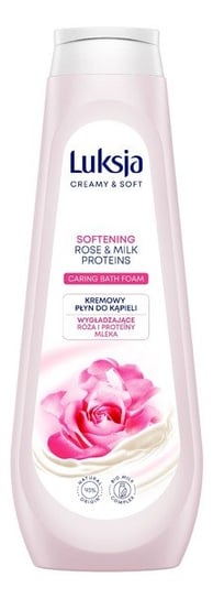 Luksja, Creamy & Soft, Kremowy Płyn do kąpieli, - Wygładzające Róża i Proteiny Mleka 900ml Luksja
