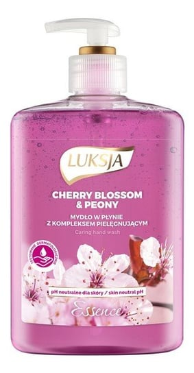 Luksja, Essence, mydło w płynie Cherry Blossom&Peony, 500 ml Luksja