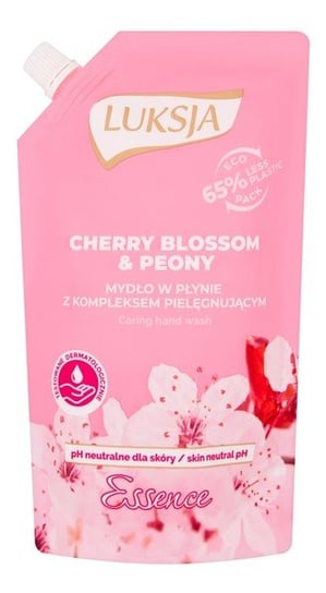 Luksja, Essence, mydło w płynie opakowanie uzupełniające Cherry Blossom & Peony, 400 ml Luksja