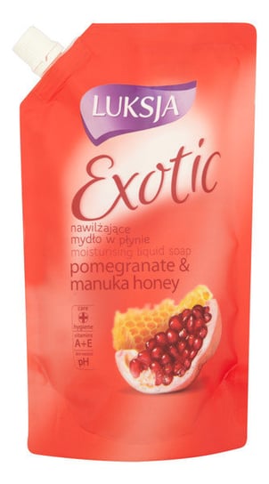 Luksja, Exotic, mydło w płynie nawilżające Pomegranate & Manuka Honey, 400 ml Luksja