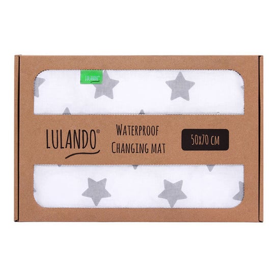 Lulando, Mata, Szare Gwiazdki, Biały, 50x70 cm Anodo