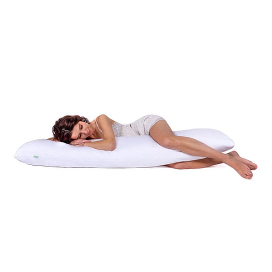 Lulando, SleepSide, Poduszka do spania na boku, bawełniana, 40x120 cm, Biała Lulando