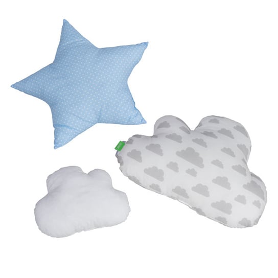 Lulando, Zestaw: Poduszki Chmurki, Cloud, Blue Lulando