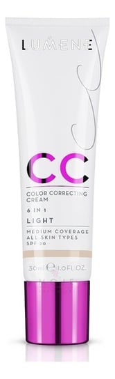 Lumene, CC Color Correcting Cream 6in1, krem CC do twarzy 3 Light, 30 ml Lumene