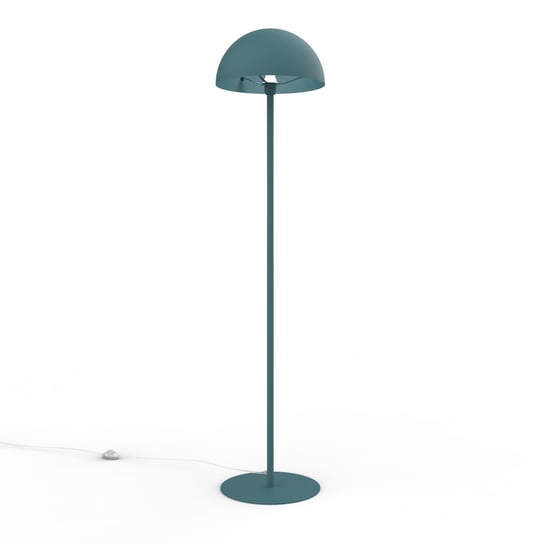 LUMICOM | CASSIS Lampa podłogowa, 1XE27, max 42W, metal, śródziemnomorski błękit, D40cm H160cm LUMICOM