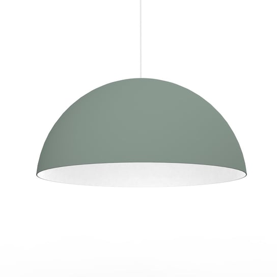 LUMICOM | CASSIS Sospensione, 1XE27, max 42W, metallo, verde iceberg/bianco, D40cm LUMICOM