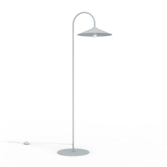 LUMICOM | CHAPEAU Piantana, 1XE27, max 42W, metallo, grigio, D40cm H170cm LUMICOM