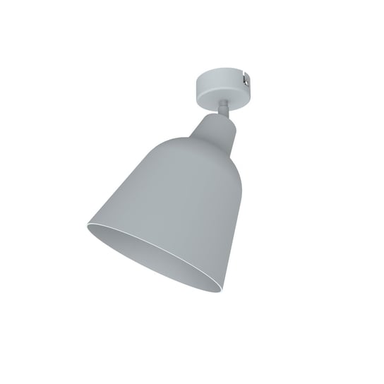 LUMICOM | DONG Plafoniera, 1X E27, max 42W, metallo, grigio, D.16cm LUMICOM