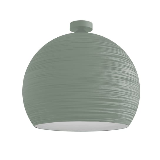 LUMICOM | FOCUS Plafoniera, 1X E27, max 42W, metallo, verde iceberg/bianco, D.40cm LUMICOM