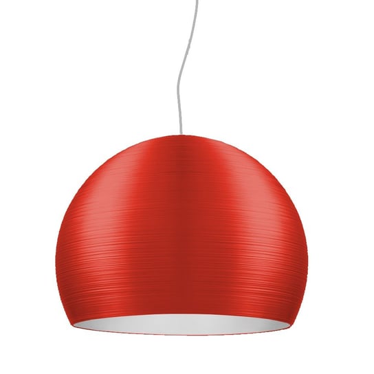 LUMICOM | FOCUS Sospensione, 1X E27, max 42W, metallo, rosso lucido/bianco, D.25cm LUMICOM