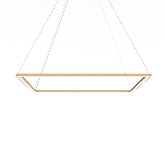 LUMICOM | FRAME Sospensione, STRIP LED, 70W/m, 3000K, metallo, anodic gold, L90cm LUMICOM