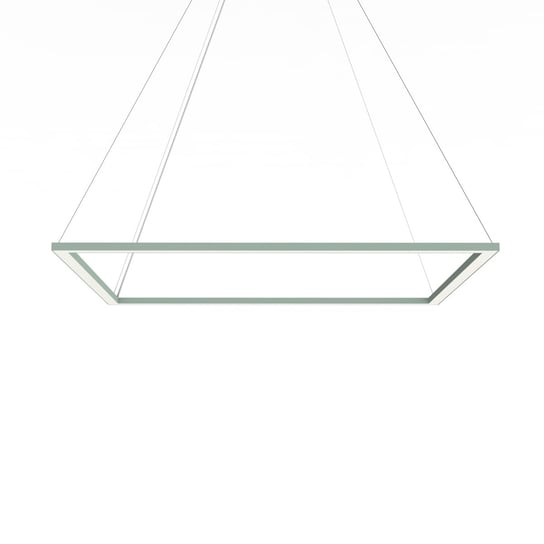 LUMICOM | FRAME Sospensione, STRIP LED, 70W/m, 3000K, metallo, verde iceberg, L90cm LUMICOM