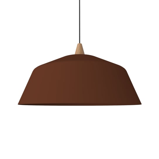 LUMICOM | KON Sospensione, 1X E27, max 42W, metallo, marrone corten, D.50cm Inna marka