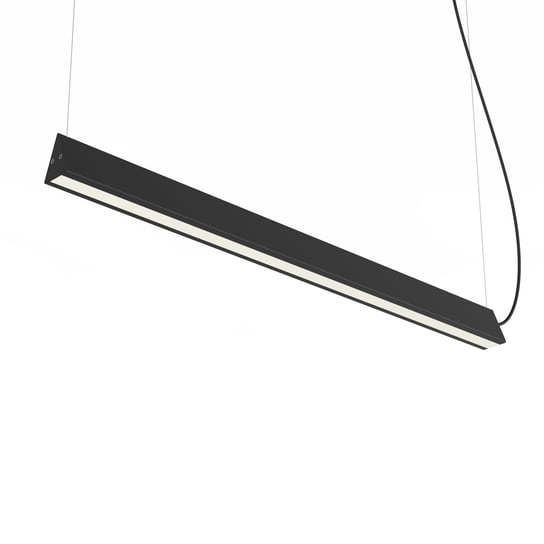 LUMICOM | PEAK 1X Sospensione, STRIP LED, 17W/m, 3000K, metallo, nero lucido, L100cm LUMICOM