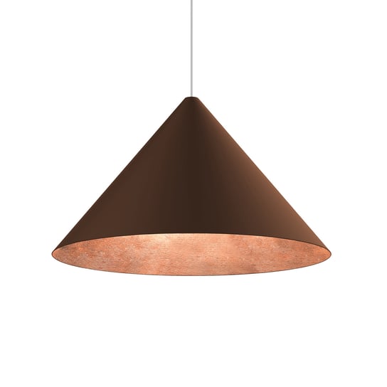 LUMICOM | PINOCCHIO Sospensione, 1X E27, max 42W, metallo, marrone corten/foglia rame, D.50cm LUMICOM