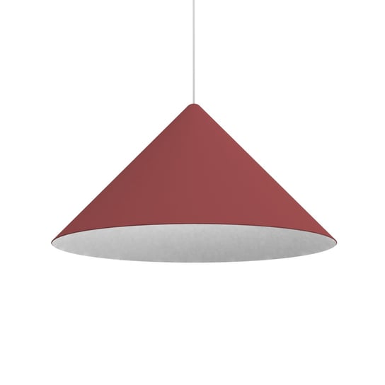 LUMICOM | PINOCCHIO Sospensione, 1X E27, max 42W, metallo, rosso cowhide/bianco, D.70cm LUMICOM