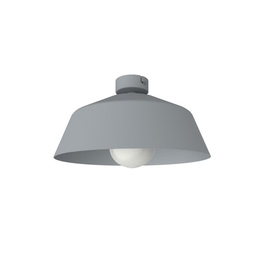 LUMICOM | TOKYO Plafoniera, 1xE27, max 42W, metallo, grigio, D.35cm LUMICOM