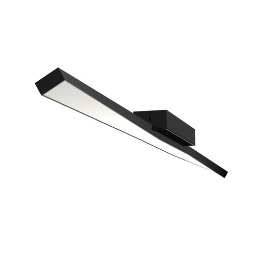 LUMICOM | TORX 1X Plafoniera, STRIP LED, 17.4 W/m, 3000K, metallo, nero lucido, L100cm LUMICOM