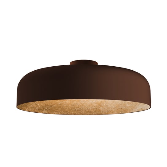 LUMICOM | TUZZI Plafoniera, 1xE27, max 42W, metallo, marrone corten/foglia oro, D.40cm LUMICOM