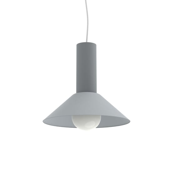 LUMICOM | VERA Sospensione, 1xE27, max 42W, metallo, grigio, D.25cm LUMICOM