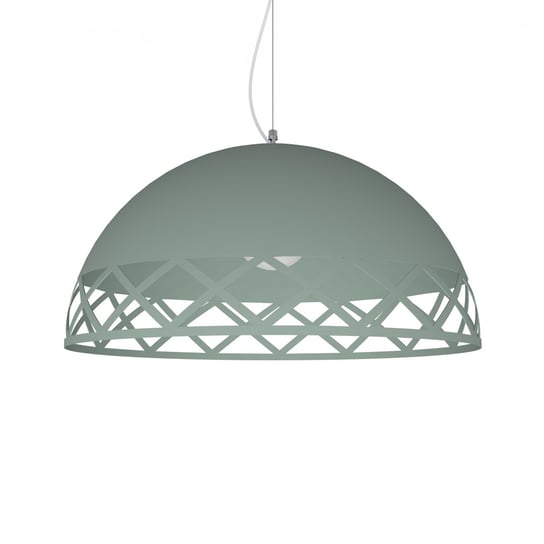 LUMICOM | WINDOW Sospensione, 1xE27, max 42W, metallo, iceberg green, D.60cm LUMICOM