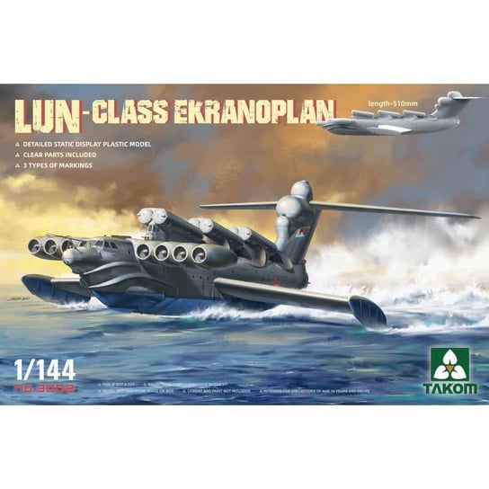 Lun-Class Ekranoplan (Project 903) 1:144 Takom 3002 Takom