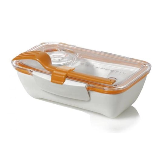 Lunch box, biało-pomarańczowy BENTO BOX Black+Blum, 0,5 l Black+Blum