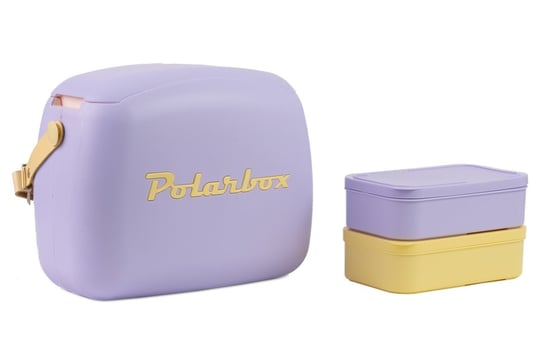 Lunch box POLARBOX lodówka turystyczna liliowy + żółty 6L Inna marka