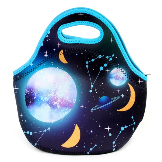 Lunchbag, Galaxy, Granatowy, 270x285 mm Empik