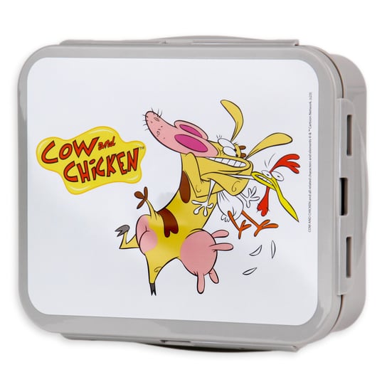 Lunchbox, Cartoon Network, Krowa i Kurczak, Szary, 3 Przegrody Empik