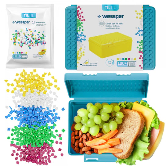 Lunchbox Dla Dzieci Morski + Klocki Kreatywne Til Wessper