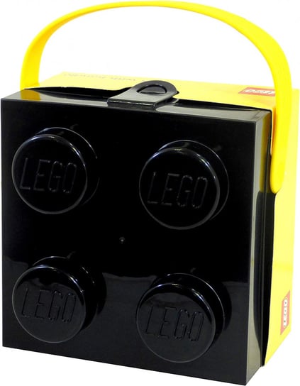 Lunchbox klocek LEGO z rączką czarny LEGO