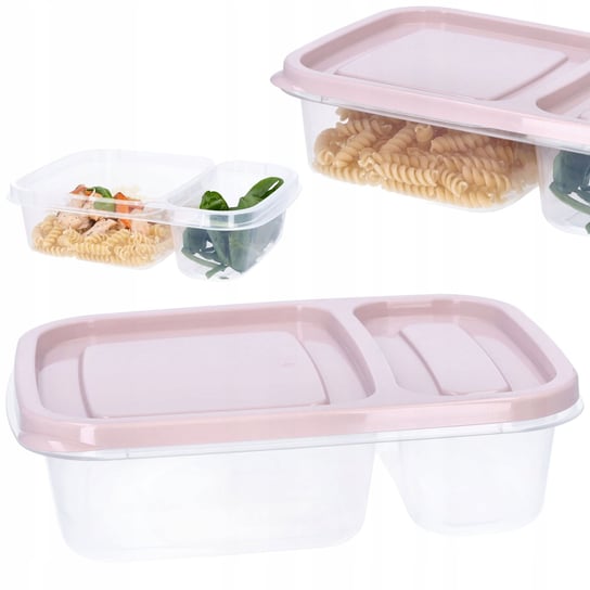 Lunchbox pojemnik plastikowy dzielony na żywność Nice Stuff