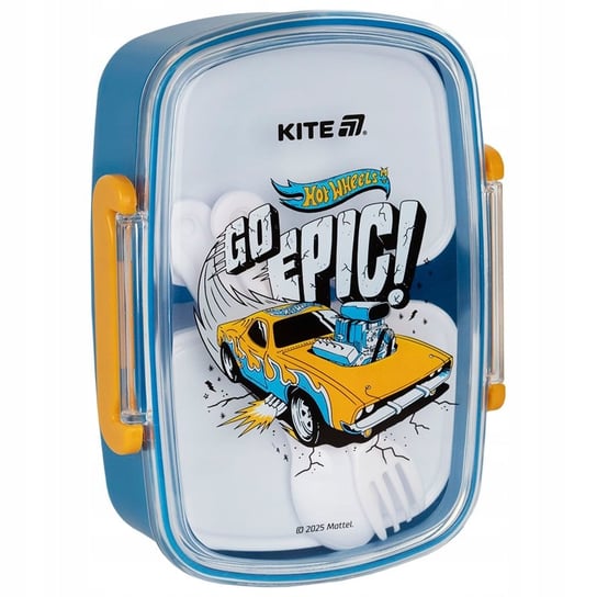 Lunchbox Śniadaniówka ze Sztućcami 750ml nibieska HOT WHEELS KITE KITE
