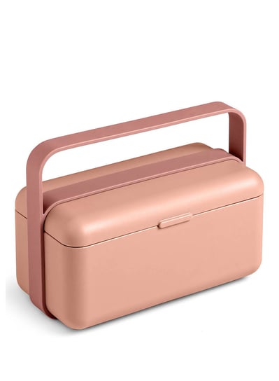 Lunchbox / śniadaniówka ze sztućcami Blim+ Bauletto S - flamingo pink Inna marka