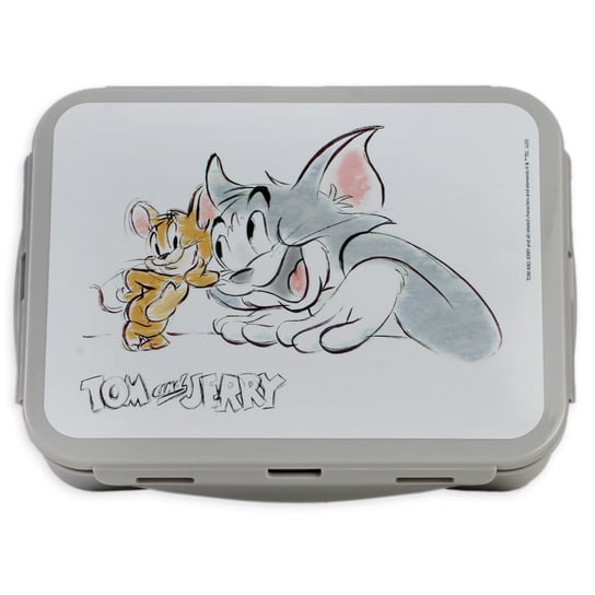 Lunchbox, Tom and Jerry, Szary, 4,5x22x4 cm Empik