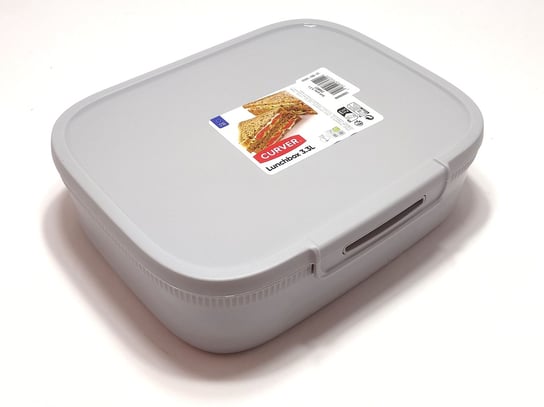 Lunchbox z przegrodą Curver 3.3 L - jasny szary Curver