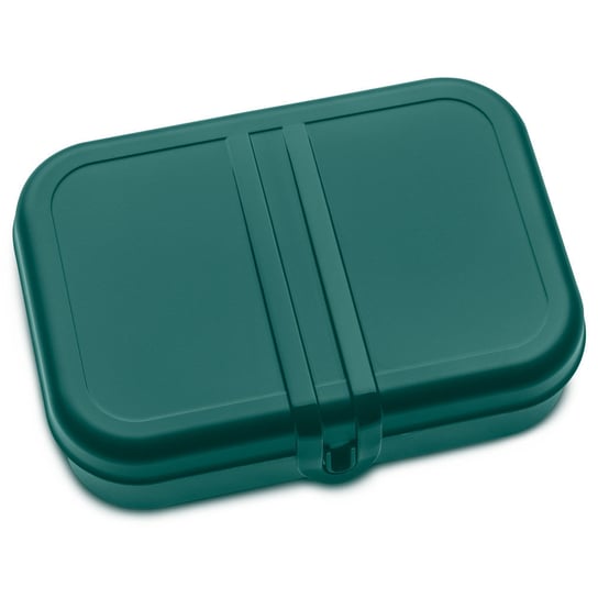 Lunchbox z przegródką KOZIOL Pascal L, szmaragdowy, 7x6,6x23 cm Koziol