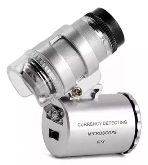Lupa jubilerska mikroskop kieszonkowy 60x LED UV ULTIMAR