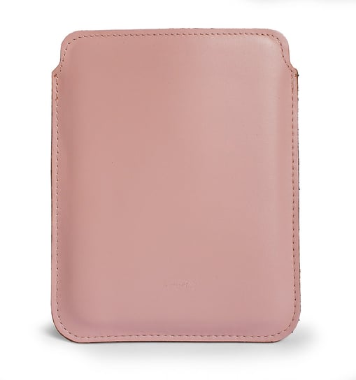 LURESKO Skórzane etui na ebook Pocketbook Touch Lux 4/5 (różowy gładki, różowa nić) Inny producent
