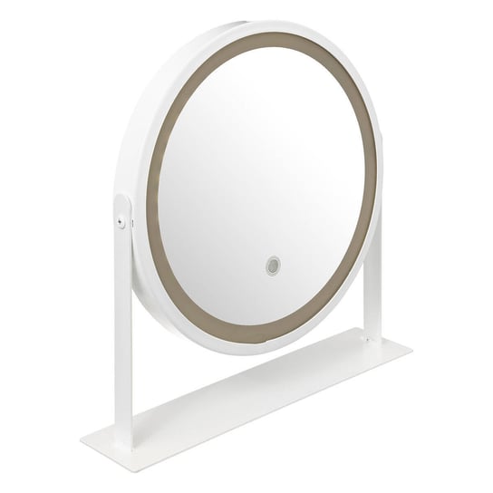 Lusterko kosmetyczne z podświetleniem LED, białe, Ø 34 cm 5five Simply Smart