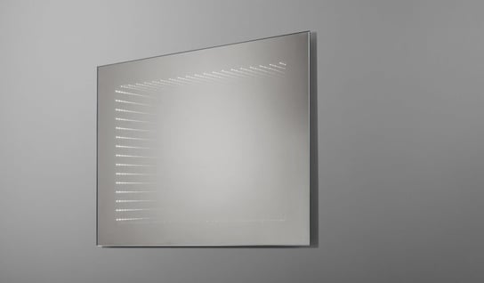 Lustro łazienkowe 3D z oświetleniem RGB LED RUKE Illusion, 100x63 cm RUKE