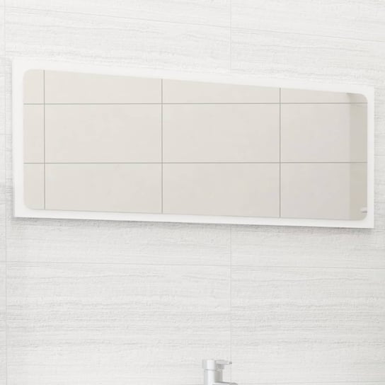Lustro łazienkowe, białe, 90x1,5x37 cm, płyta vidaXL